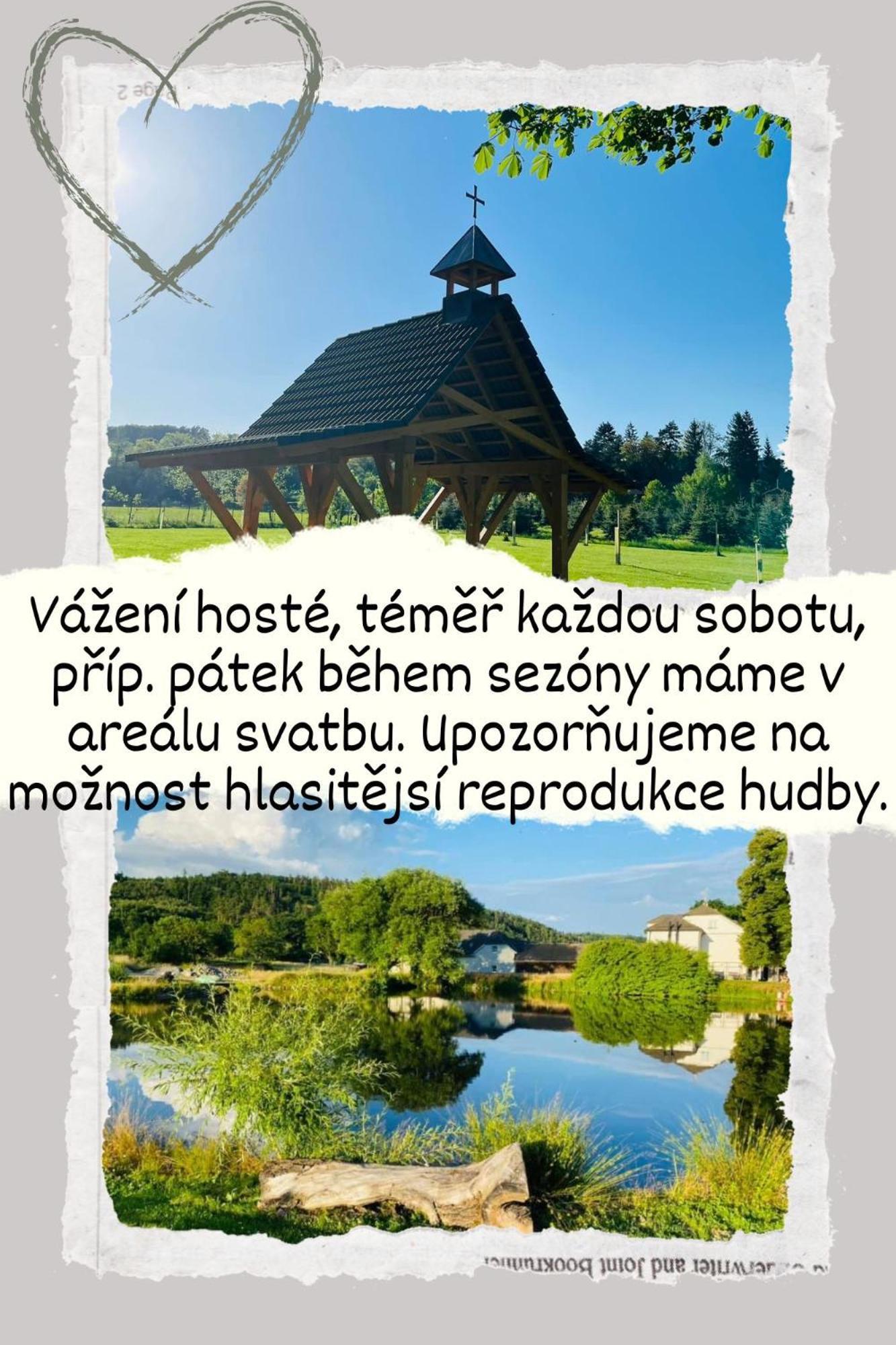 Penzion A Restaurace Belecky Mlyn Pteni Exterior photo